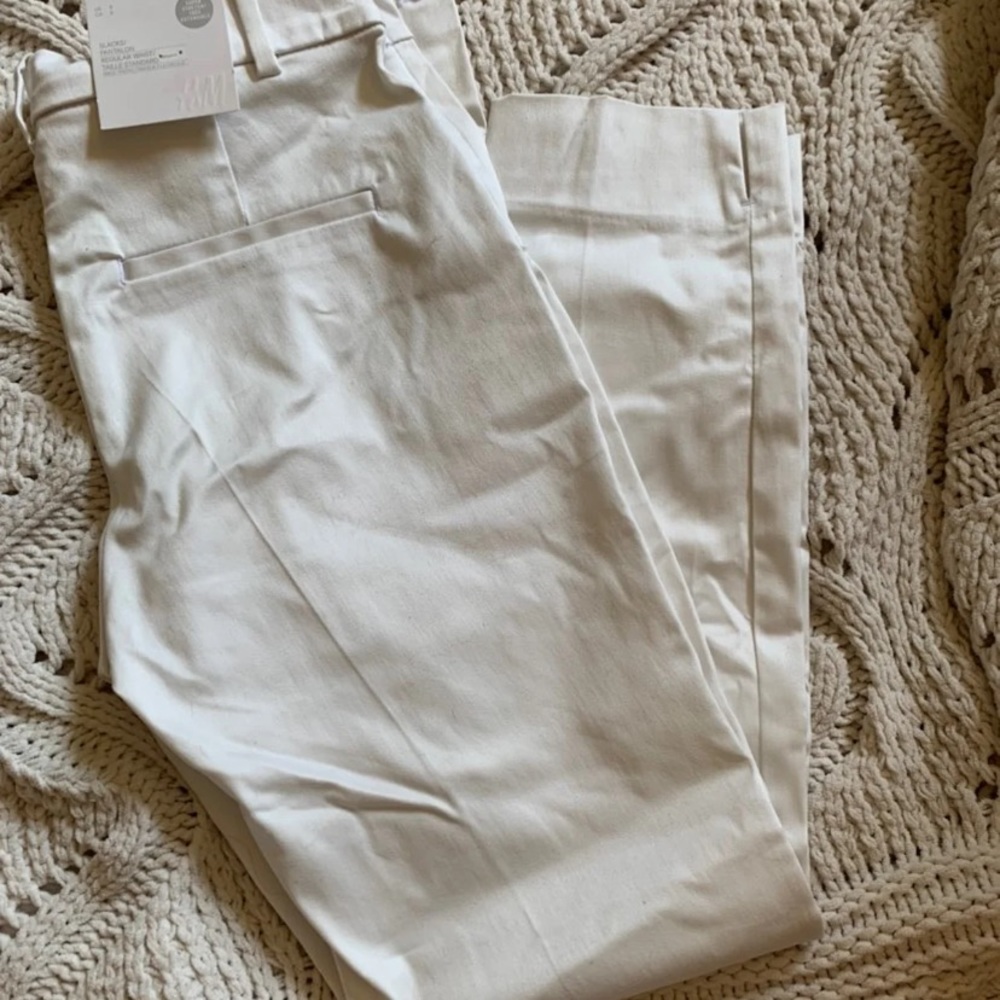 H&M White Slacks